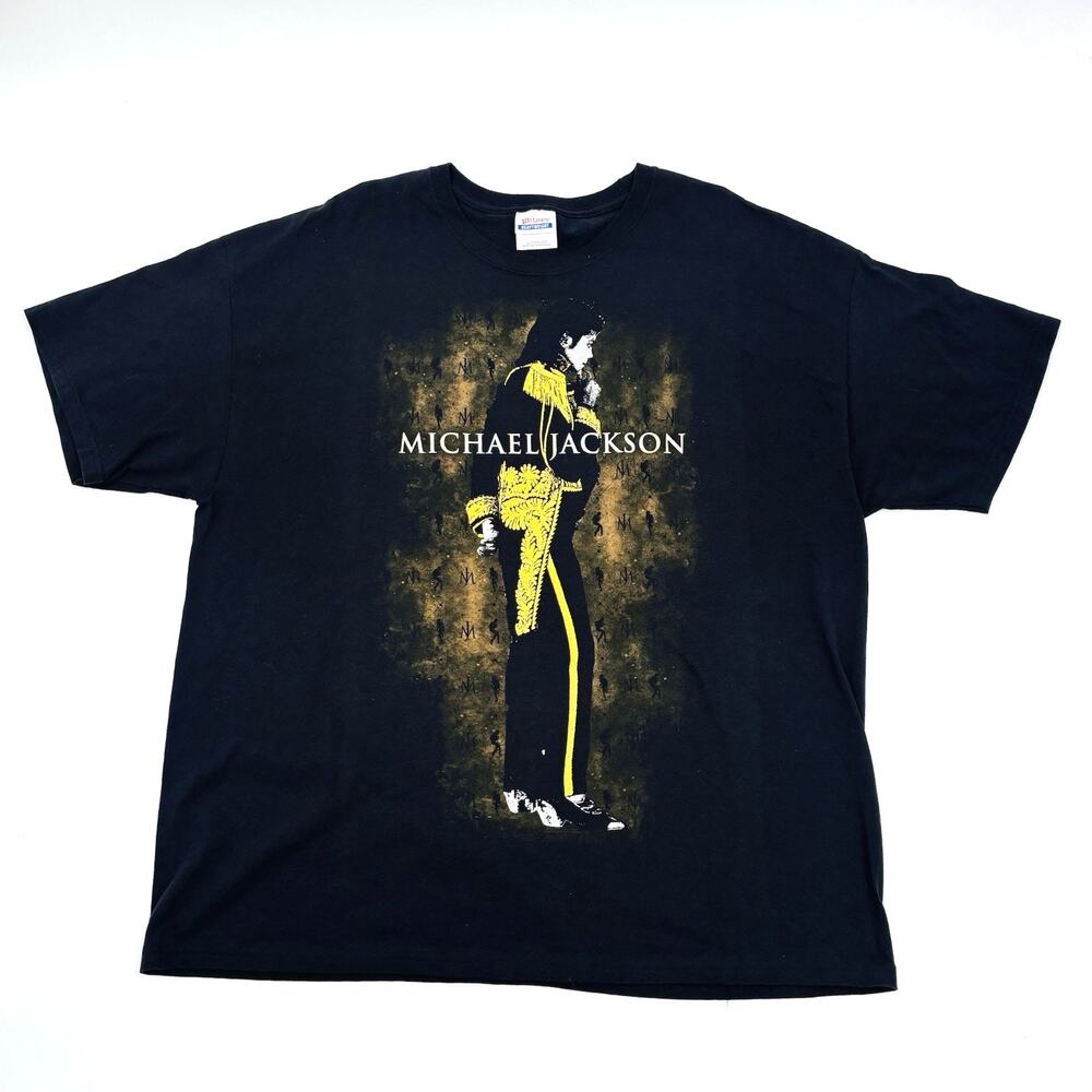 Vintage Michael Jackson T Shirt XXL 2XL 90s Y2K Big Graphic Print King Of Pop